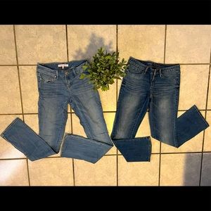 2 ladies bootcut  jeans size 2 bundle